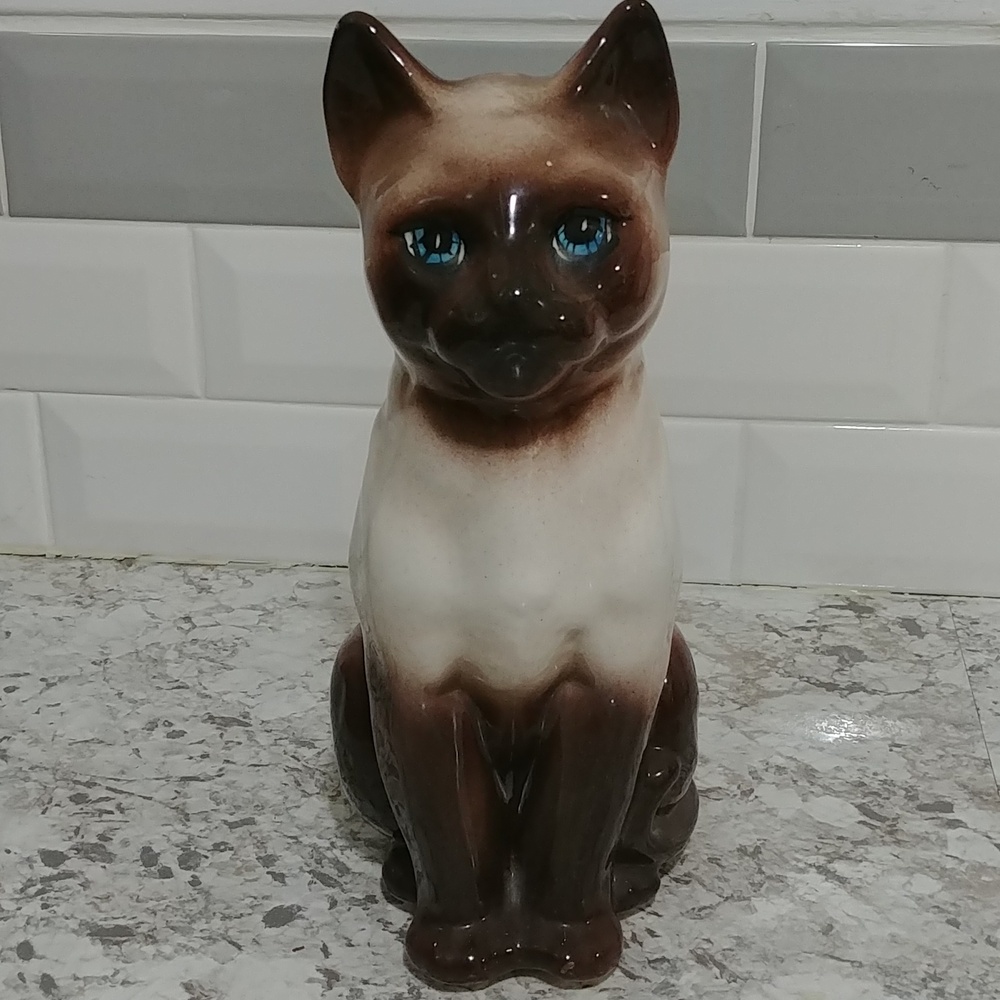 Vintage Siamese Plant Holder Vase